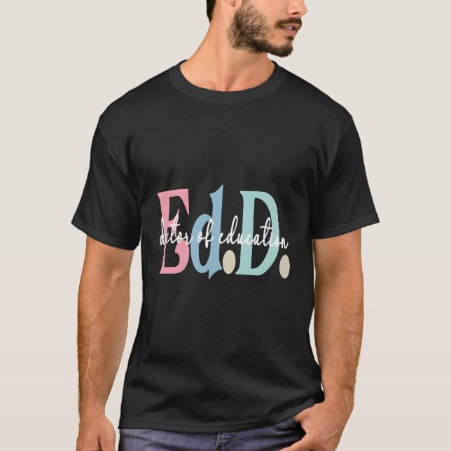 Doktor i Student EDD-dokumentet T Shirt (Framsida)