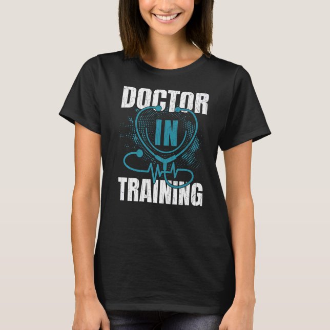 Doktor i Studenter Graphi i i läkarskolan T Shirt (Framsida)