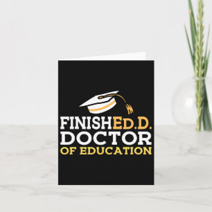Doktor i utbildningsdoktorandexamen i Studenten 20 Kort