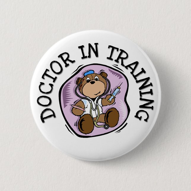 Doktor i utbildningsT-tröja och gåvor Knapp (Framsida)