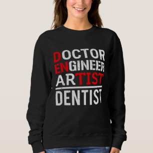 Doktor Ingenjör Artist Dentist Dental Hygienist Fu T Shirt