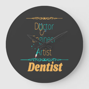 Doktor Ingenjör-konstnästen är lika med-dentist Stor Klocka