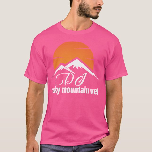 Doktor Jeff Rocky Mountain Vet T Shirt (Framsida)
