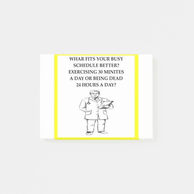 Doktor Joke Post-it Block (Framsida)