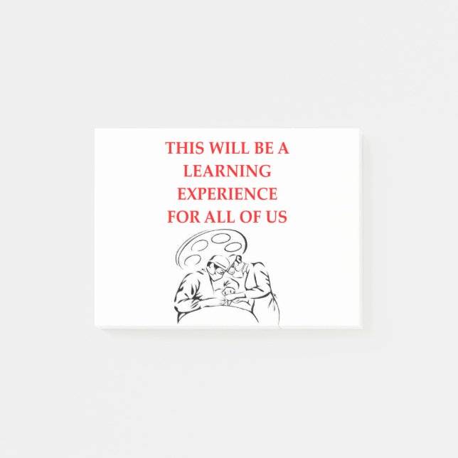 Doktor Joke Post-it Block (Framsida)