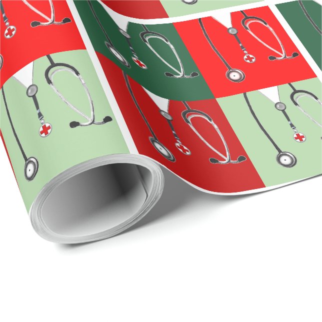 Doktor jul present presentpapper (Rullad Hörn)