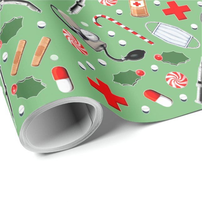 Doktor jul presentpapper (Rullad Hörn)