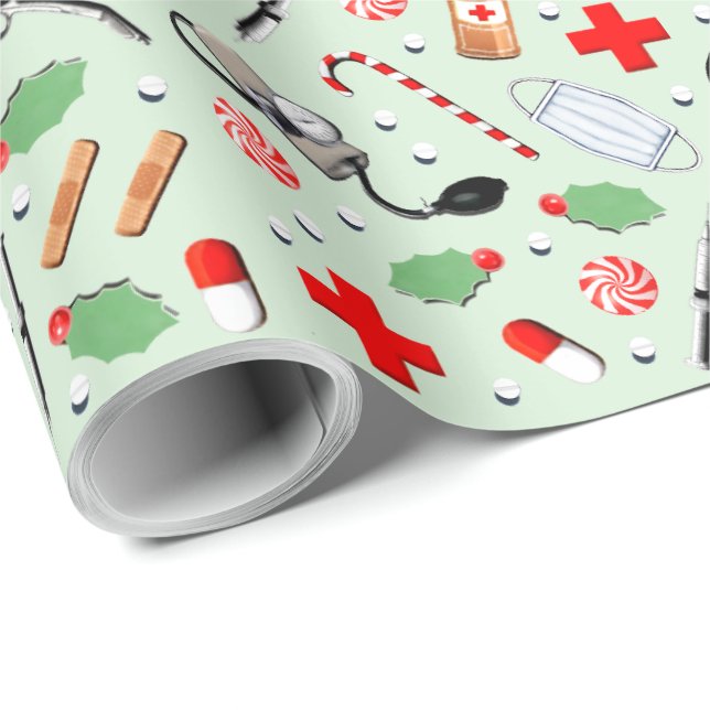 Doktor jul presentpapper (Rullad Hörn)