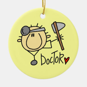 Doktor Julgransprydnad Keramik