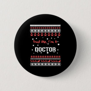 Doktor-julshirt Knapp