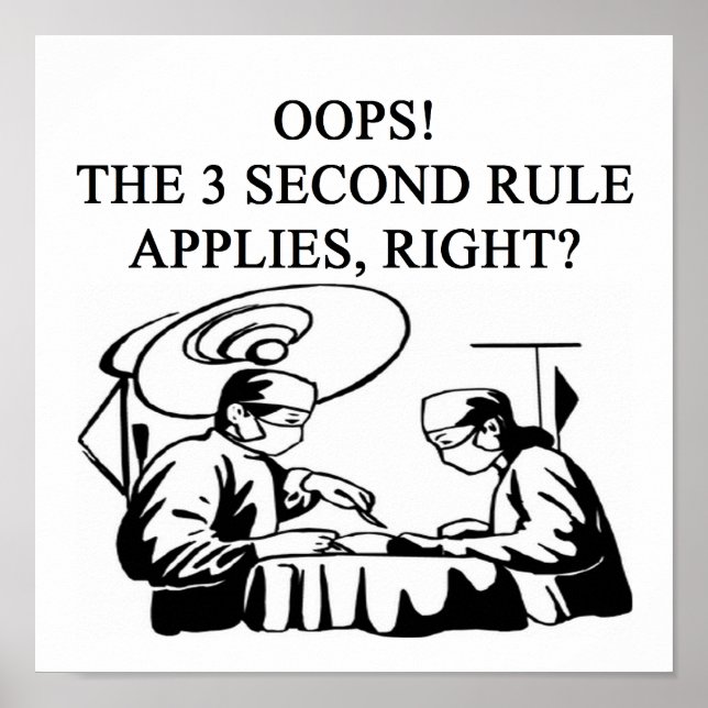 doktor-läkarens kirurgiska skämt poster (Framsidan)