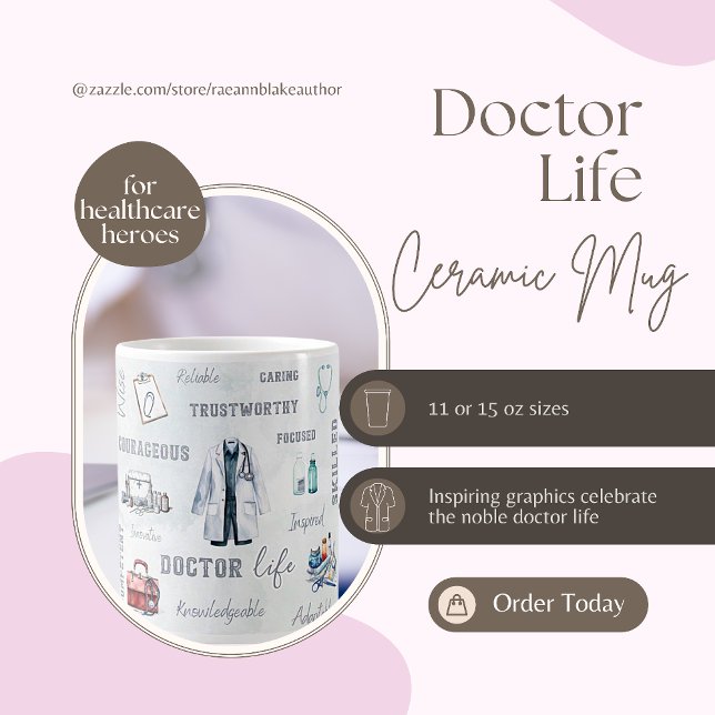 Doktor Life Ceramic Mugg (Skapare uppladdad)