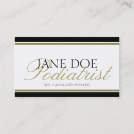 Doktor MD Guld - tillgängligt brevhuvud - Visitkort