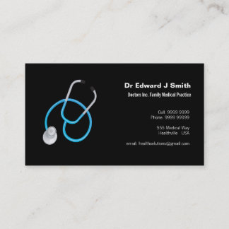 Doktor MD Medical Affärskort Design Template Visitkort