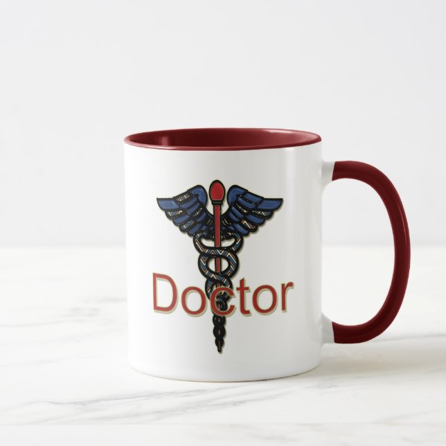 Doktor med caduceusen mugg (Höger)