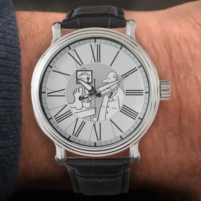 Doktor med Stethoscope Checkfeet. Armbandsur (Skapare uppladdad)