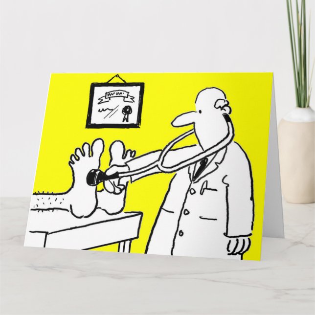 Doktor med Stethoscope Kort (Framsida)