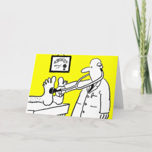 Doktor med Stethoscope. Kort till Doktor.