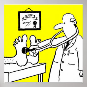 Doktor med Stethoscope Poster