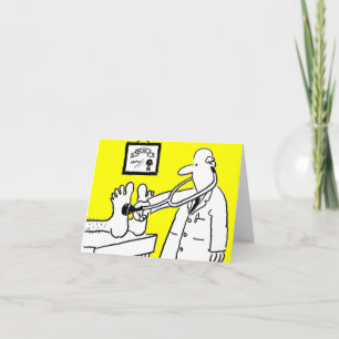 Doktor med stetoskopkort kort