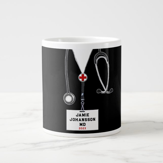 Doktor Medical School Grad 2024 Jumbo Mugg (Framsidan)