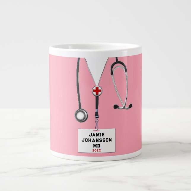 Doktor Medical School Grad 2024 Jumbo Mugg (Framsidan)