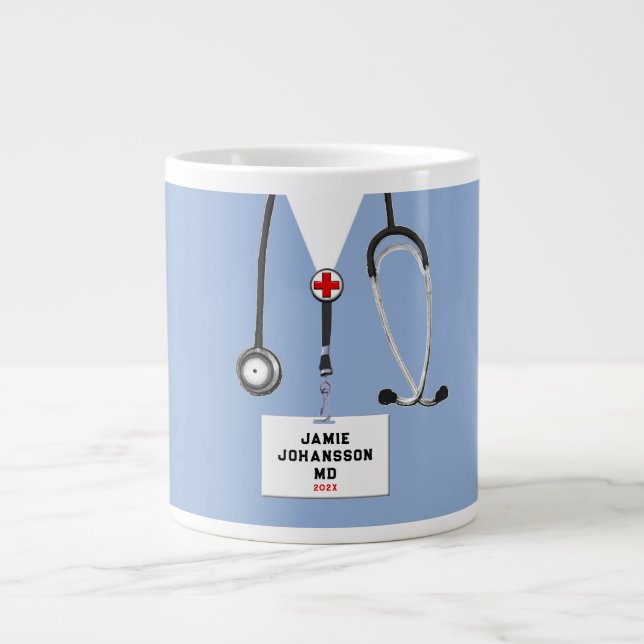 Doktor Medical School Grad 2024 Jumbo Mugg (Framsidan)