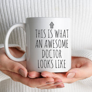 Doktor Medical School Med Birthday Julgåvor Kaffemugg