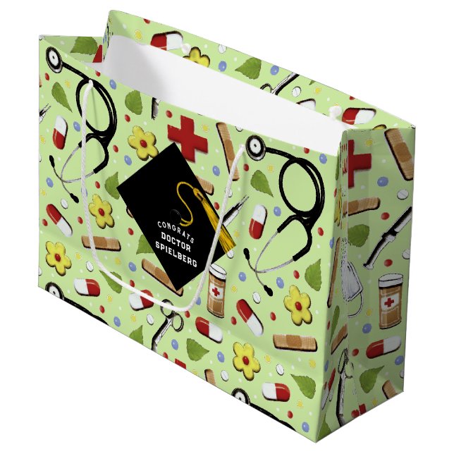 Doktor Medical School Studenten (Framsidan Vinklad)