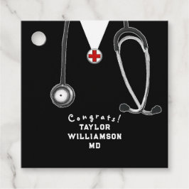Doktor Medical School Studenten Gåvor Etiketter