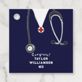 Doktor Medical School Studenten Gåvor Etiketter