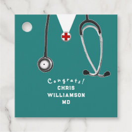 Doktor Medical School Studenten Gåvor Etiketter