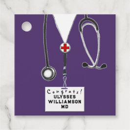 Doktor Medical School Studenten Gåvor Etiketter