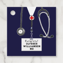 Doktor Medical School Studenten Gåvor Etiketter
