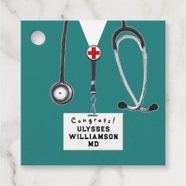 Doktor Medical School Studenten Gåvor Etiketter