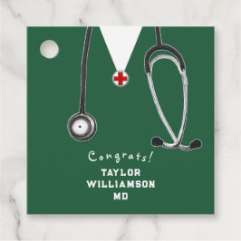 Doktor Medical School Studenten Gåvor Etiketter
