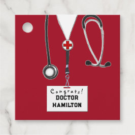 Doktor Medical School Studenten Gåvor Etiketter