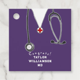 Doktor Medical School Studenten Gåvor Etiketter