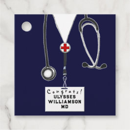 Doktor Medical School Studenten Gåvor Etiketter