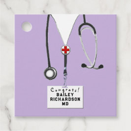 Doktor Medical School Studenten Gåvor Etiketter