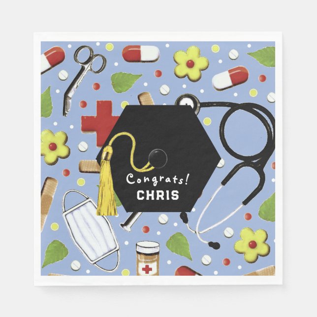 Doktor Medical School Studenten Pappersservett (Framsidan)