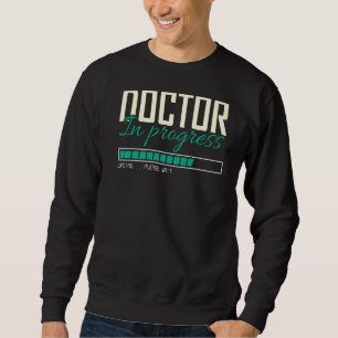 Doktor Medical Student Doktor pågår Lång Ärmad Tröja