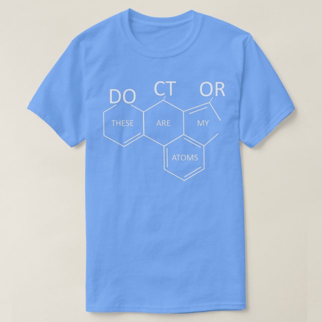Doktor Medicinsk gåva för Läkare kemi 1 T Shirt (Design framsida)