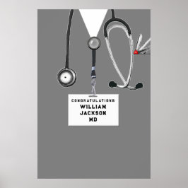 Doktor Medicinska Fakultet Examen Fest Poster