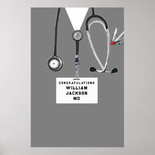 Doktor Medicinska Fakultet Examen Fest Poster