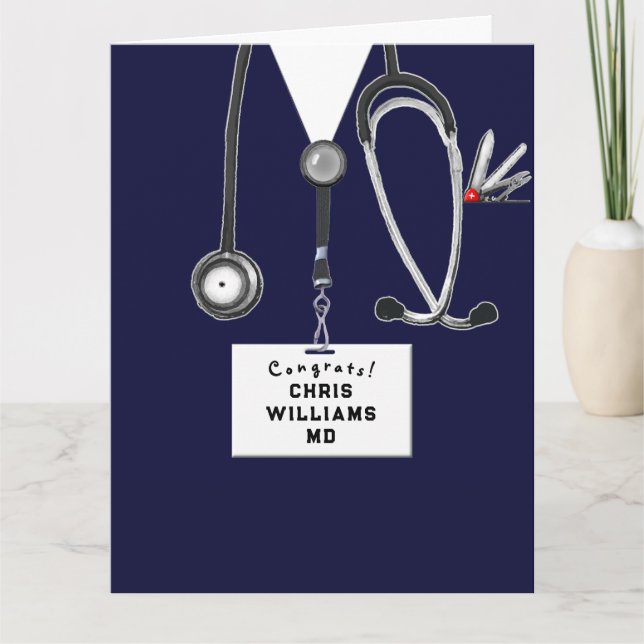 Doktor Medicinskola Examen Kort (Framsida)