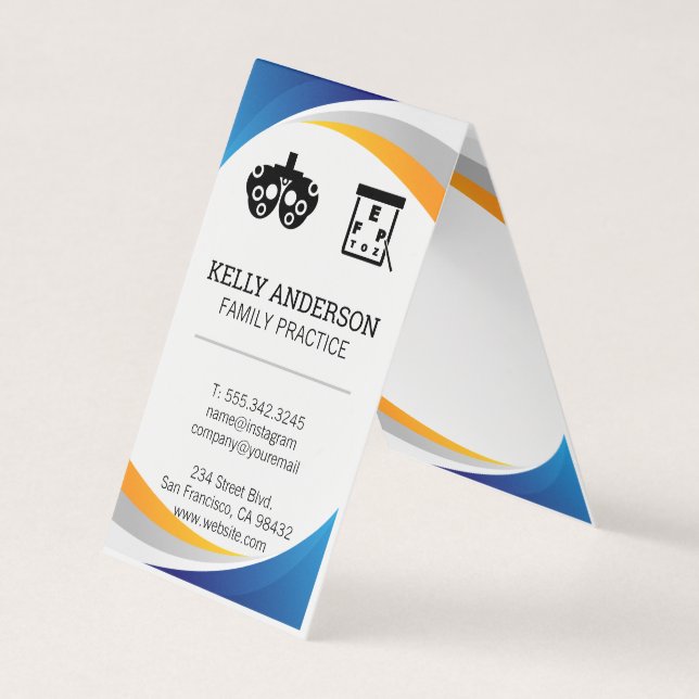 Doktor | MKS i praktiken | Optometrist Visitkort (Framsida)