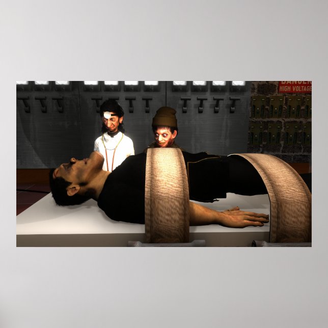 Doktor, Monster och Fritz - stor Poster (Framsidan)