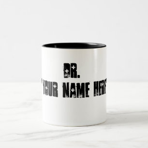 Doktor Mugg , Dr. Custom Name mugg, gåva till dok