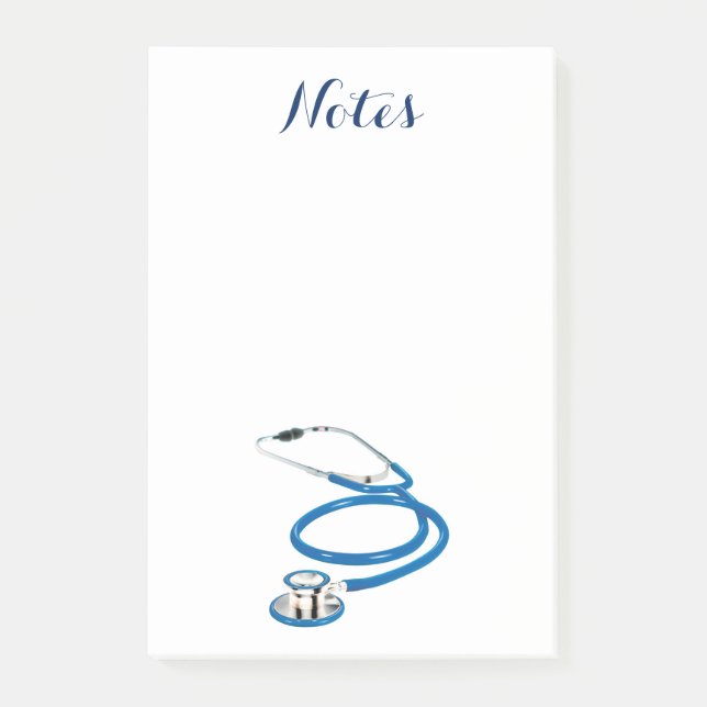 Doktor Nurse Sports Medicine Peace Kärlek Destinat Post-it Block (Framsida)